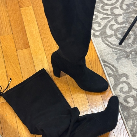 Suede over the knee high boots - worn twice - Picture 2 of 2